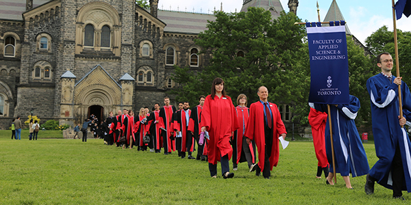 graduate students are a familiar sight during our spring and fall convocation ceremonies.