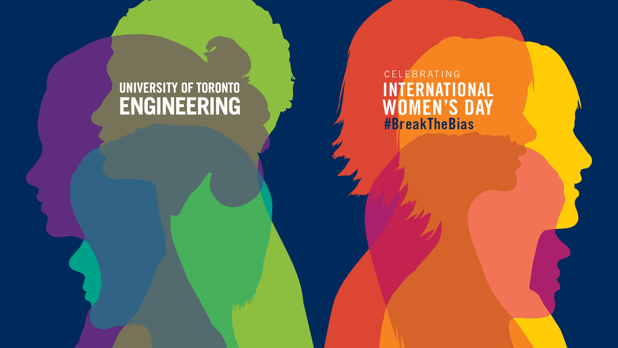 U of T Engineering's International Women's Day virtual background