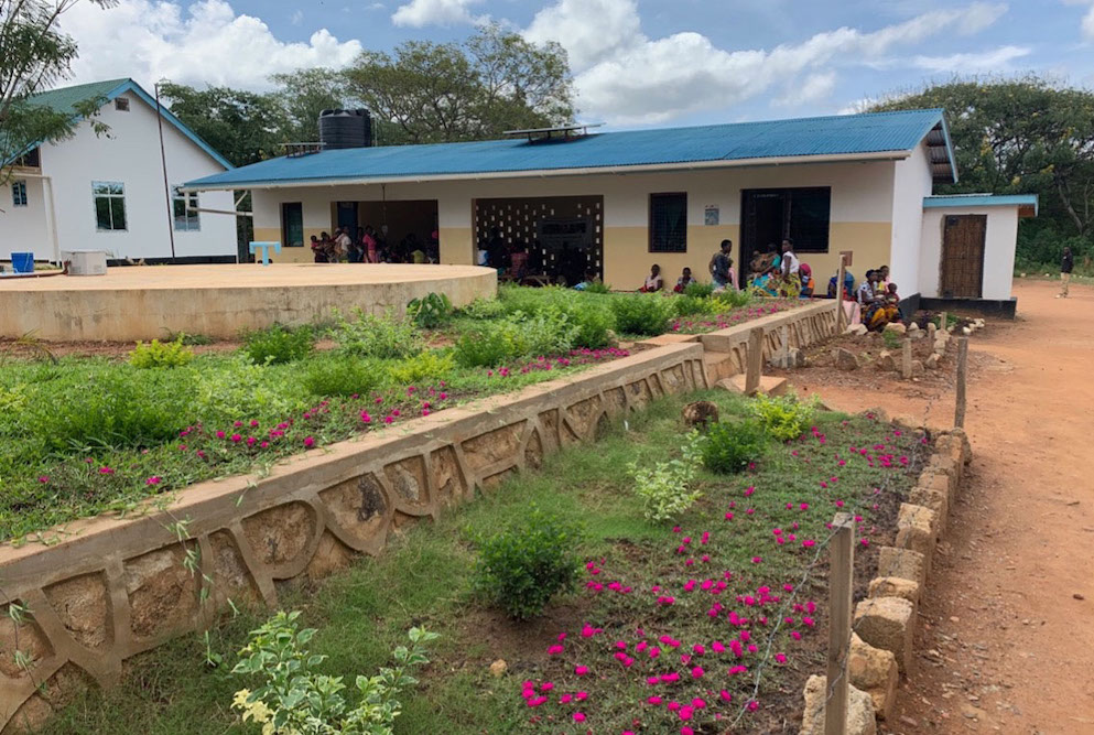 Health clinic building in Tanzania
