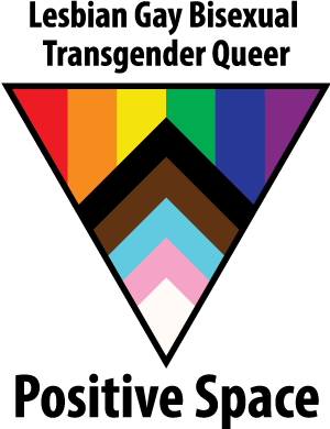LGBTQ2S+ Positive Space sticker