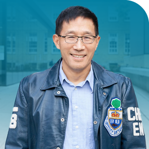 Dean Christopher Yip wearing U of T Engineering jacket